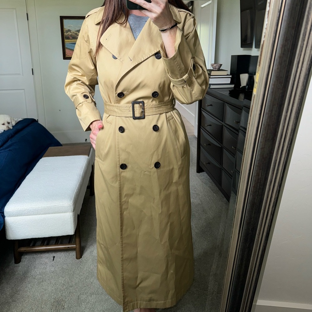 LOFT Tan Trench Coat - Size XS (brand new with Tags)